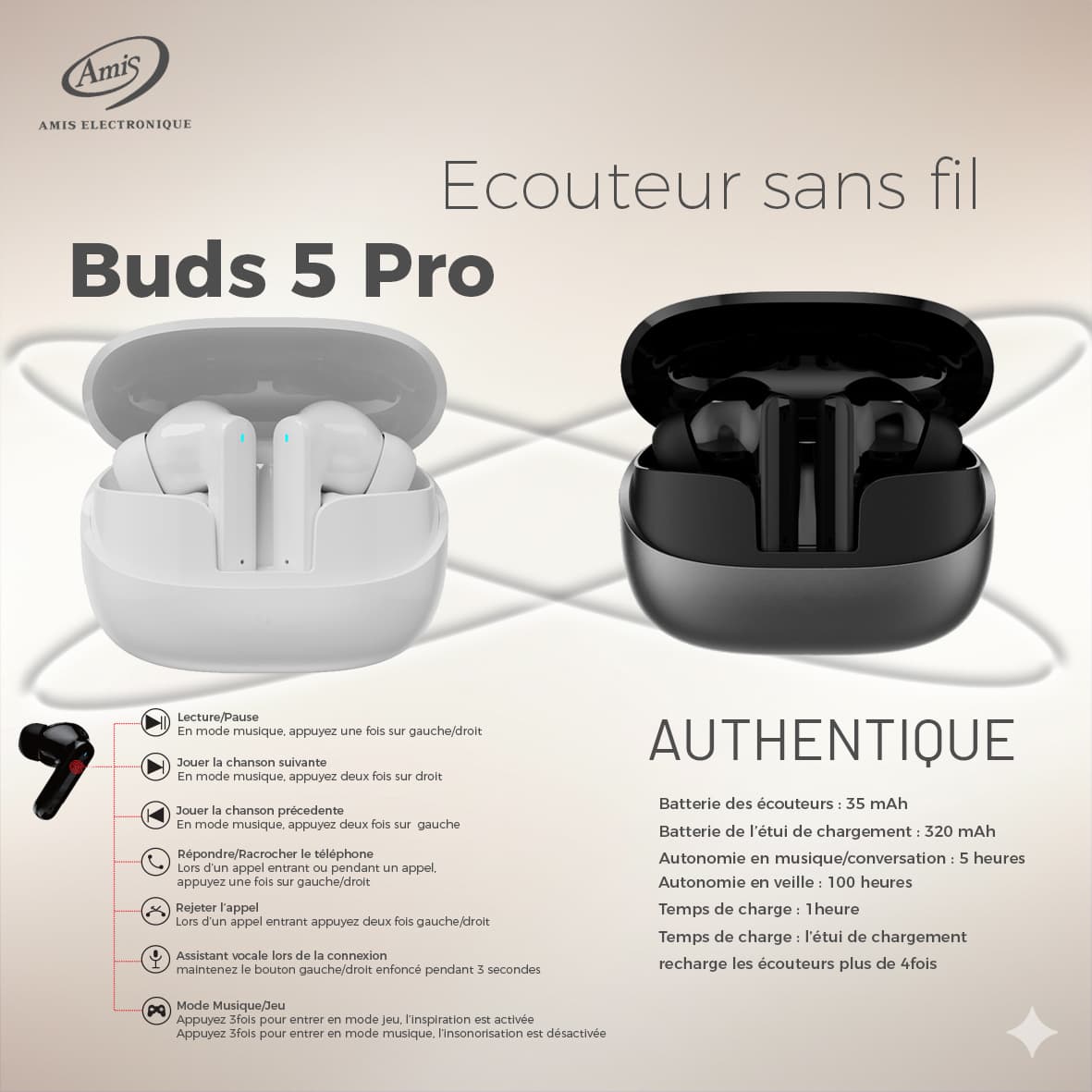 AMIS BUDS 5 PRO